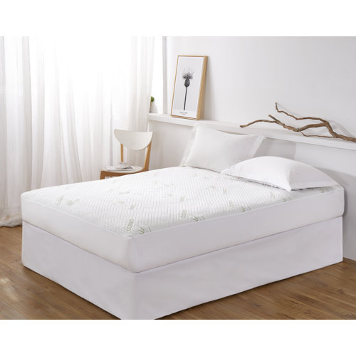 White Noise Benally Waterproof Fitted Mattress Protector Mattress